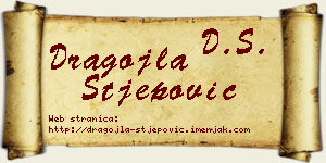 Dragojla Stjepović vizit kartica